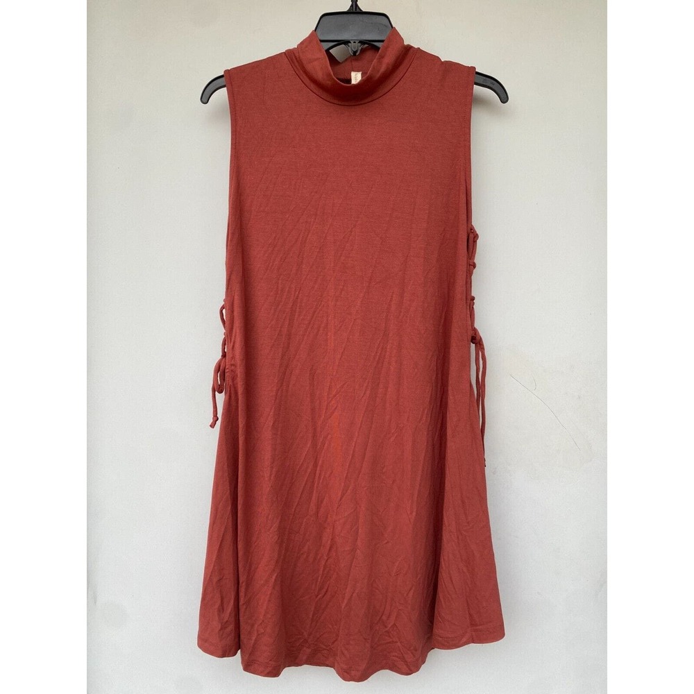 Wishlist Turtle neck Womens Dress Tank Top Small Summer Casual Tie